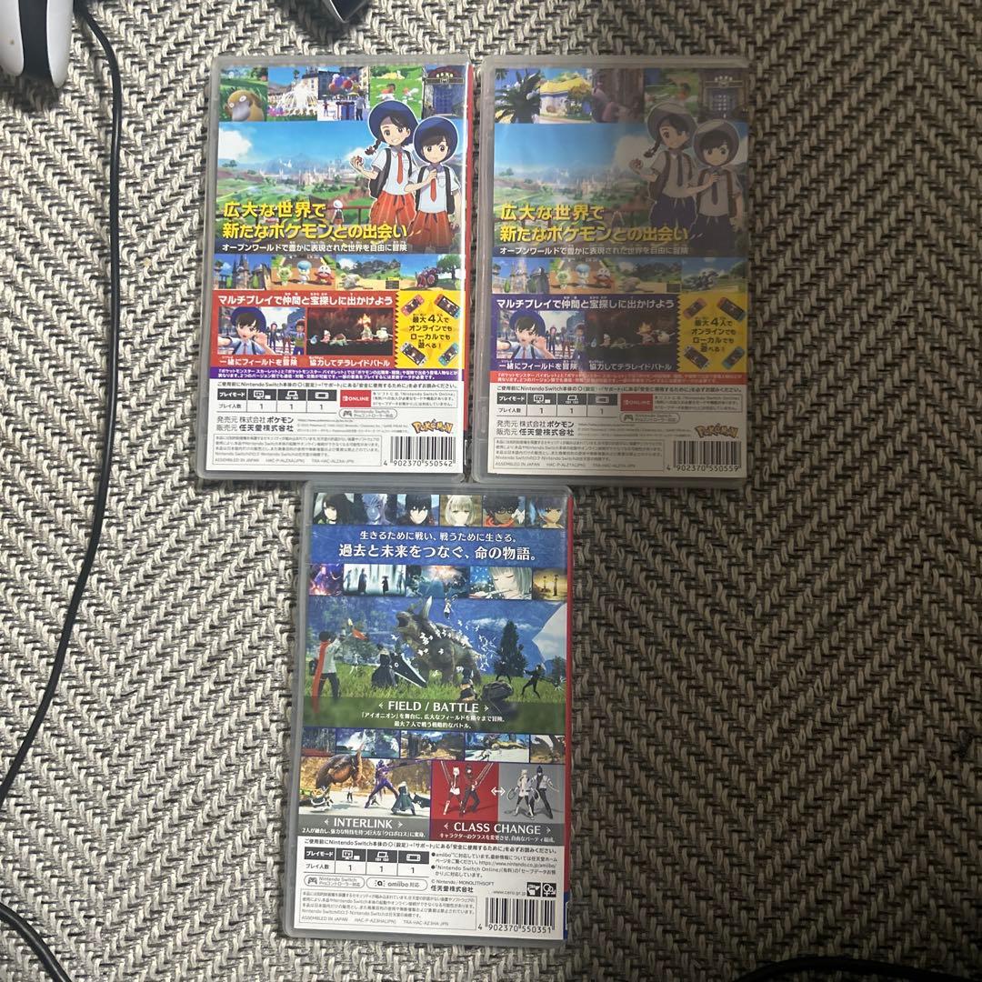 ポケモンスカーレット バイオレット ゼノブレイドまとめ売り