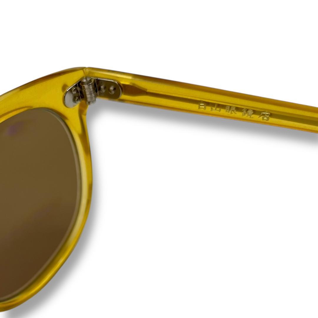 白山眼鏡 MAYFAIR Model らん甲 イエロー メイフェア