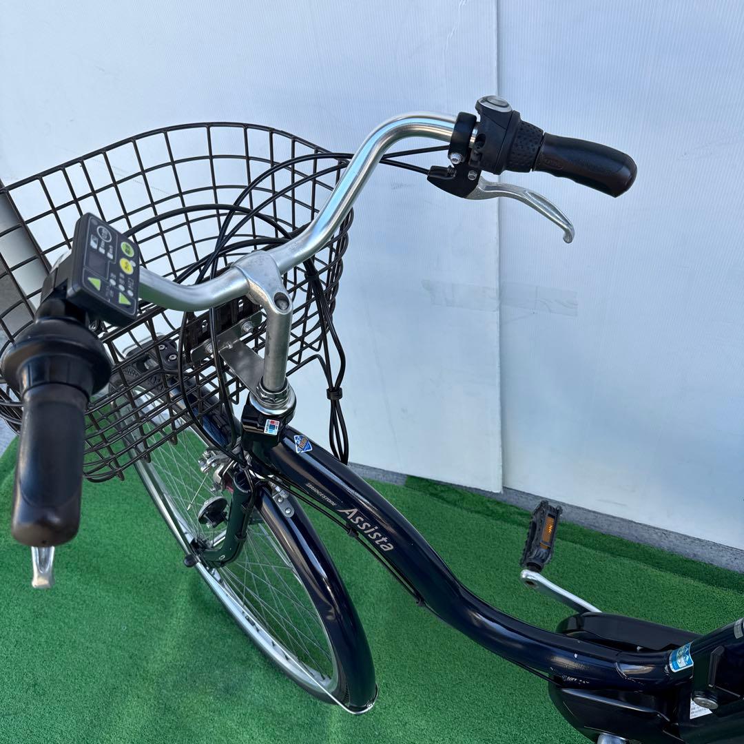 ブリヂストン電動アシスト自転車26インチ ブルー