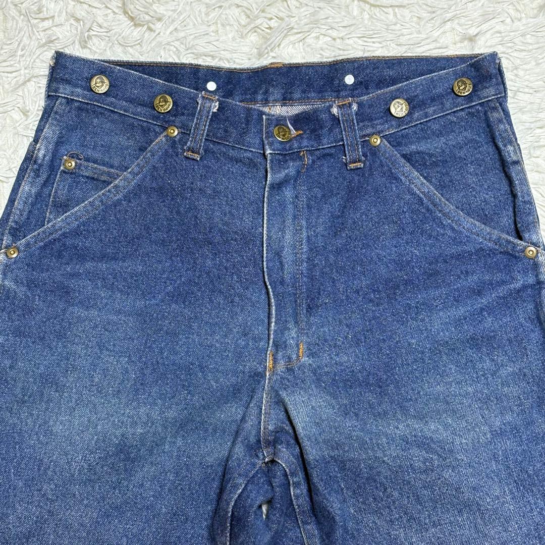 希少 80s BEN DAVIS ワークパンツ インディゴ USA製 W32