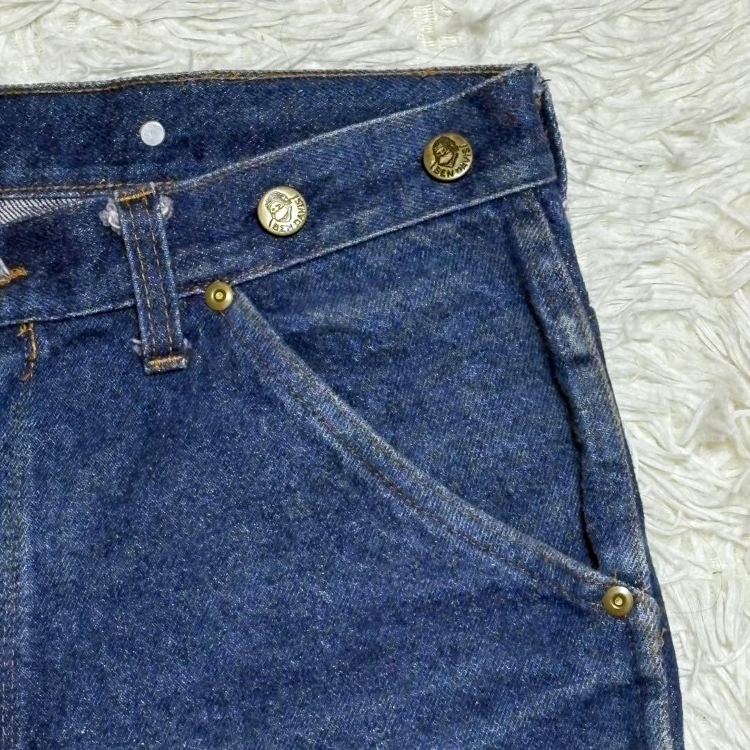 希少 80s BEN DAVIS ワークパンツ インディゴ USA製 W32