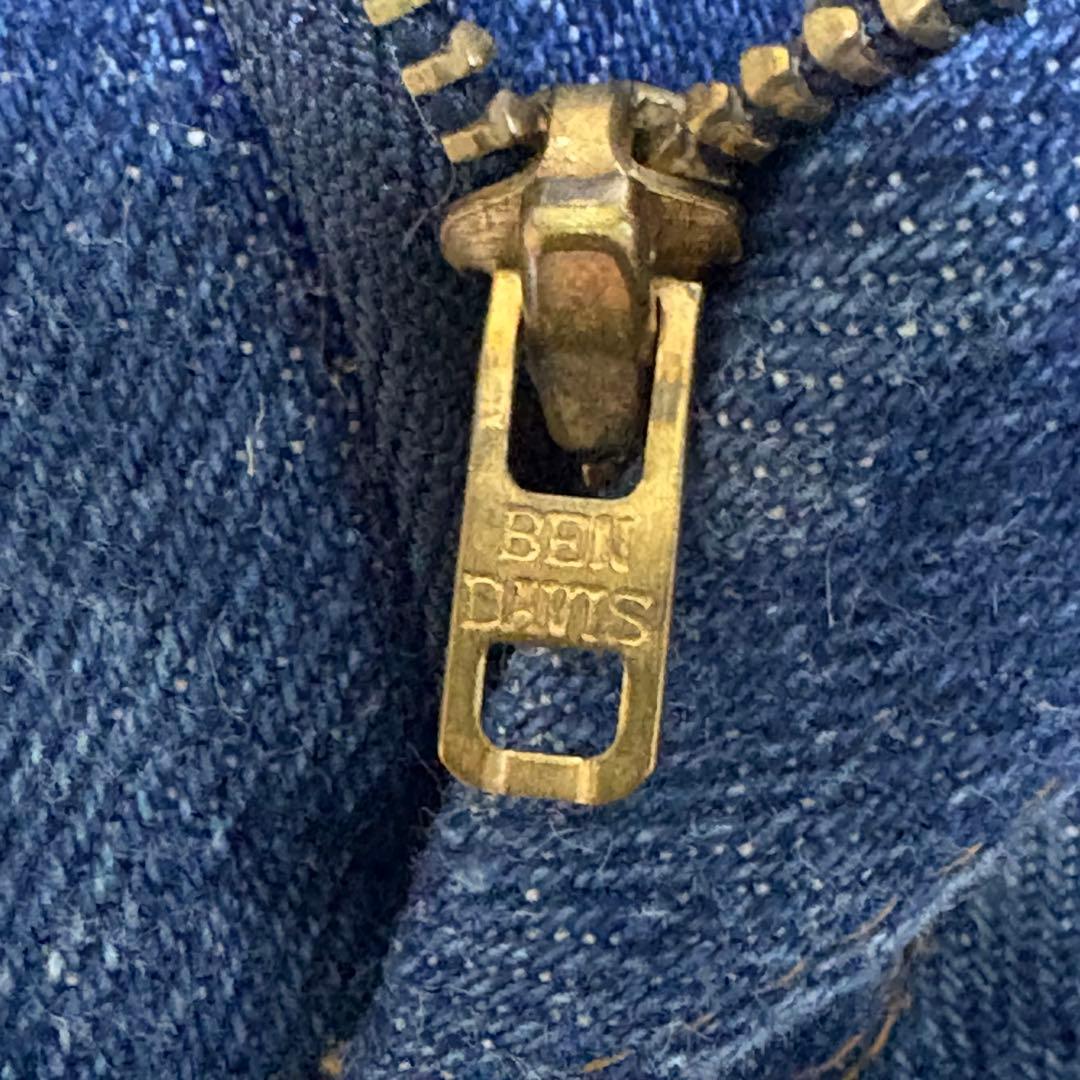 希少 80s BEN DAVIS ワークパンツ インディゴ USA製 W32