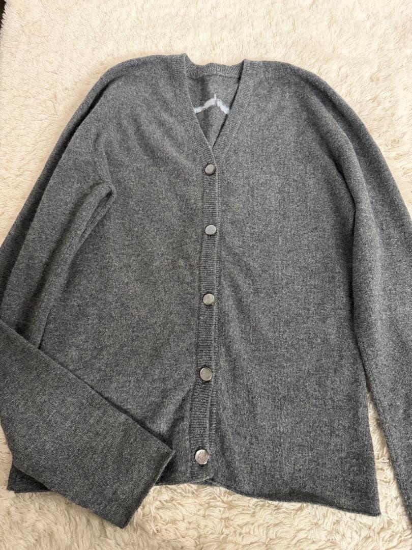 ルシアンペラフィネ正規品 カシミヤニット スカルセーター　vネックカーディガン