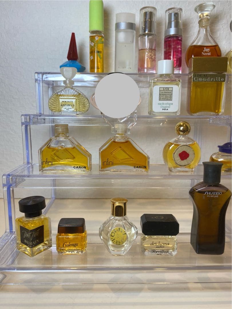 【40本セット】ヴィンテージミニ香水大量おまとめスタンド付き