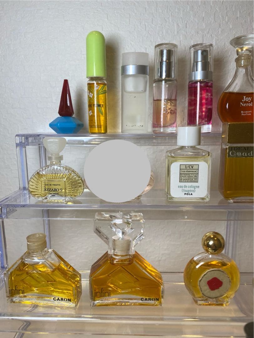 【40本セット】ヴィンテージミニ香水大量おまとめスタンド付き