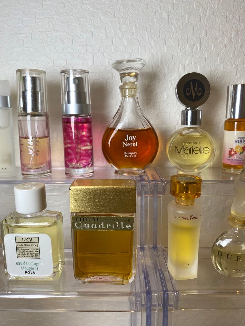 【40本セット】ヴィンテージミニ香水大量おまとめスタンド付き