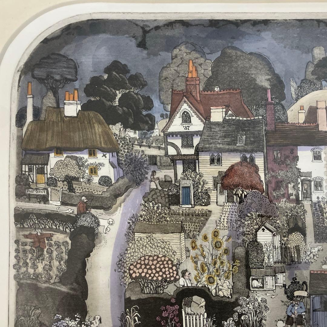 銅版画　グラハムクラーク　「バーミンテリ」