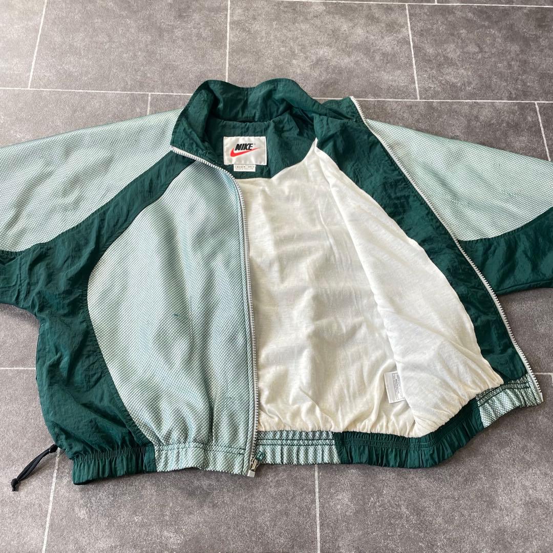 90's Nike ナイキ vintage 素材切替 ナイロンジャケット 短丈