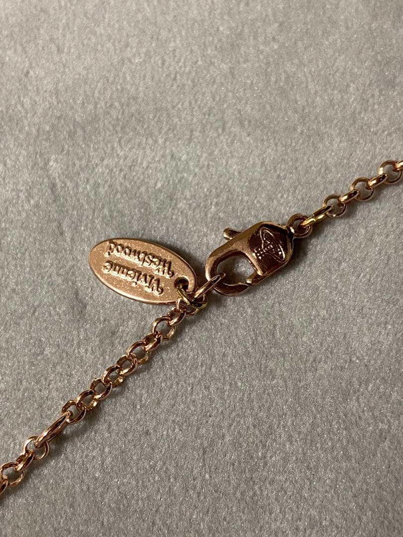 土星モチーフ ネックレス ローズゴールド