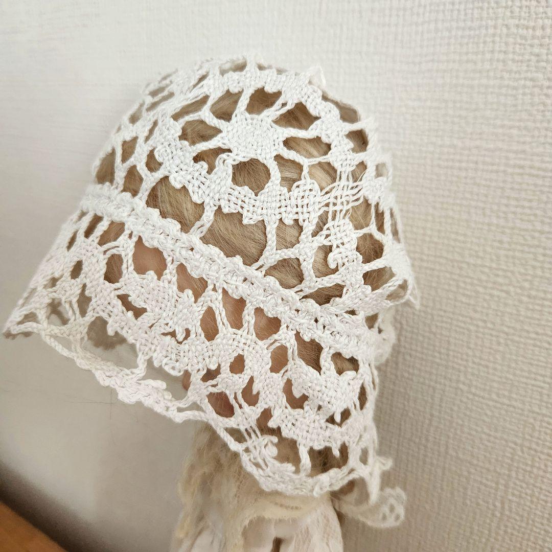 ブライス用アウトフィット アンティークレースボネのセット