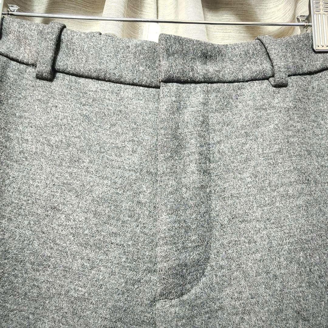 【通常：Theory】上質ウールジャージー スラックス「M：グレーメランジ」