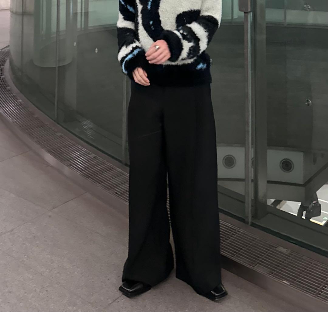 FAX COPY EXPRESS ワイドスラックス　ブラック　サイズM