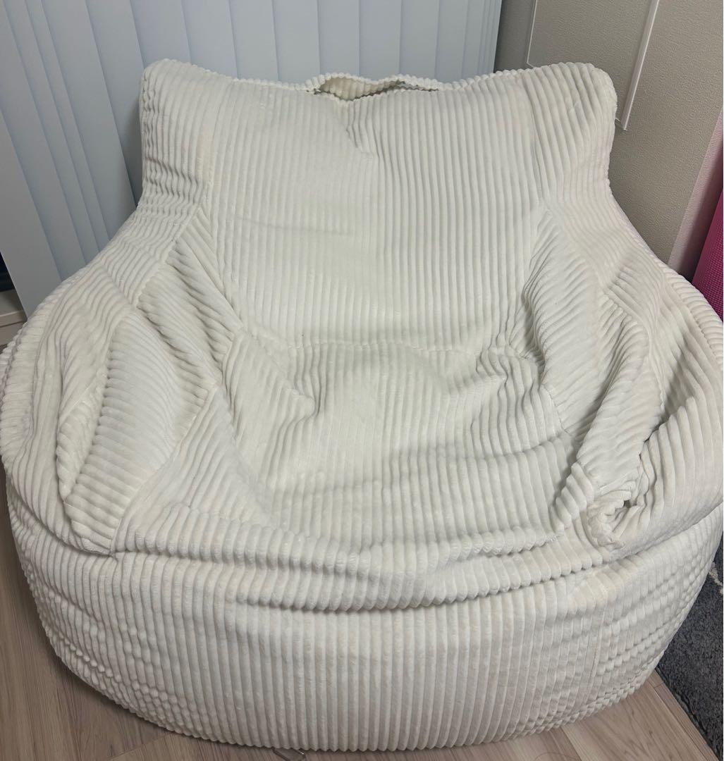 LOOSY HUGME 1人掛けビーズソファIVORY