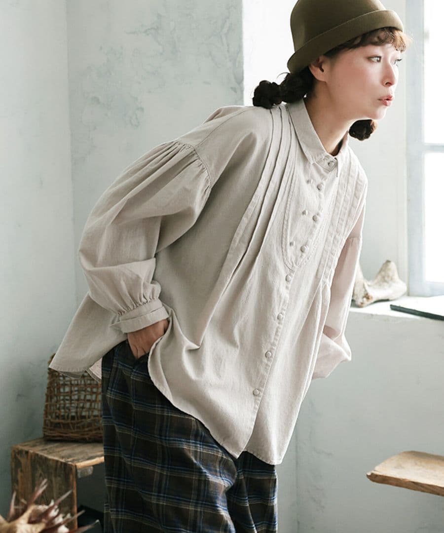 新品✨soulberry ブリードの森 マロンクリームのブラウス