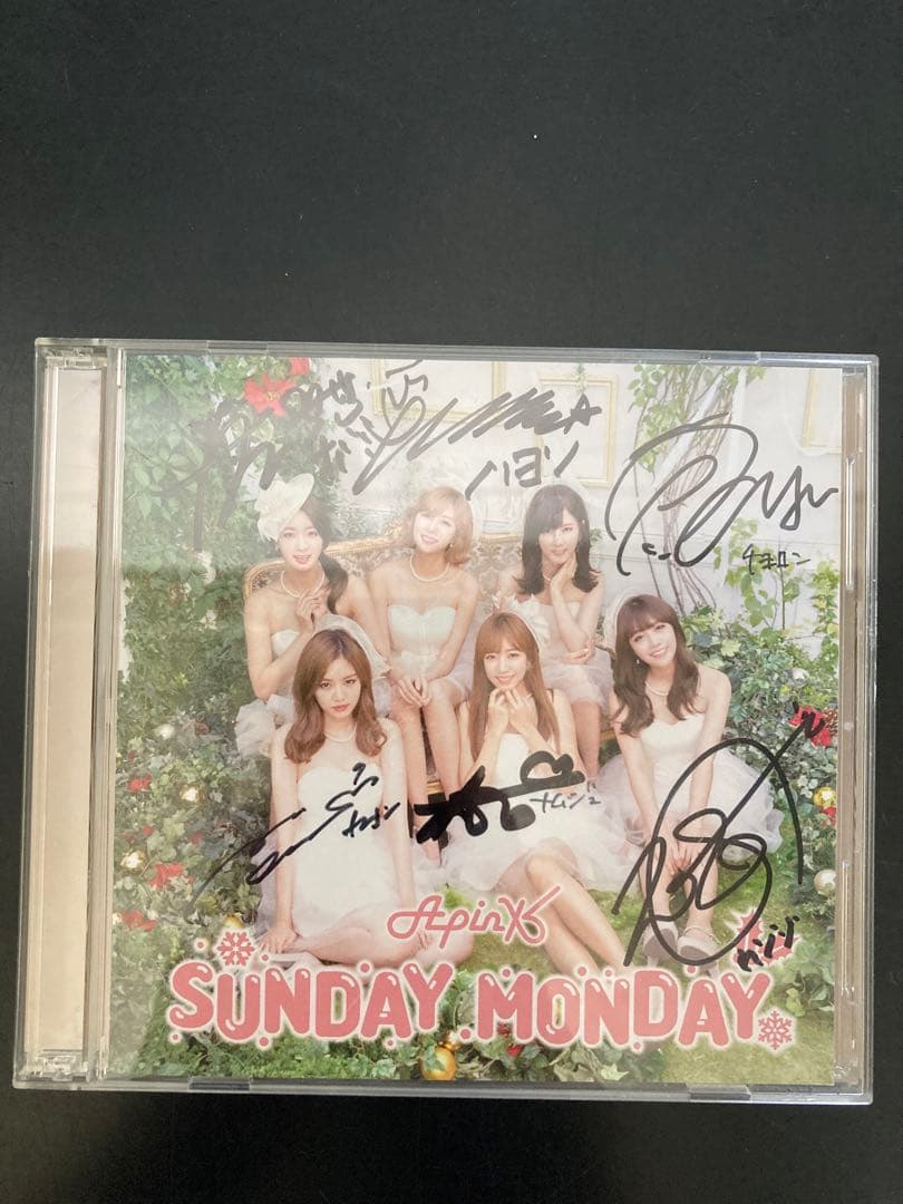 Apink SUNDAY MONDAY 直筆サイン入り CD