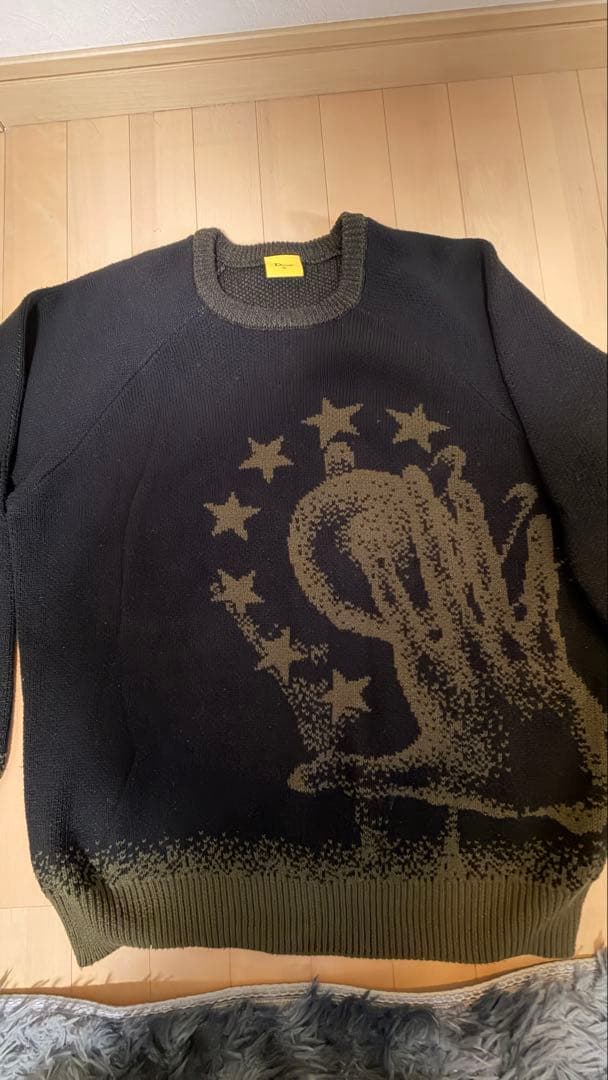 Dime 星柄ニットスウェット