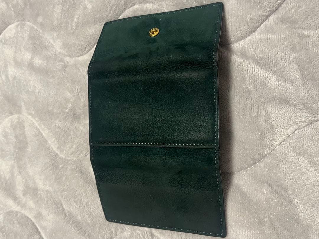 COCOMEISTER レザーキーケース カンブリアグリーン(内装：黒)