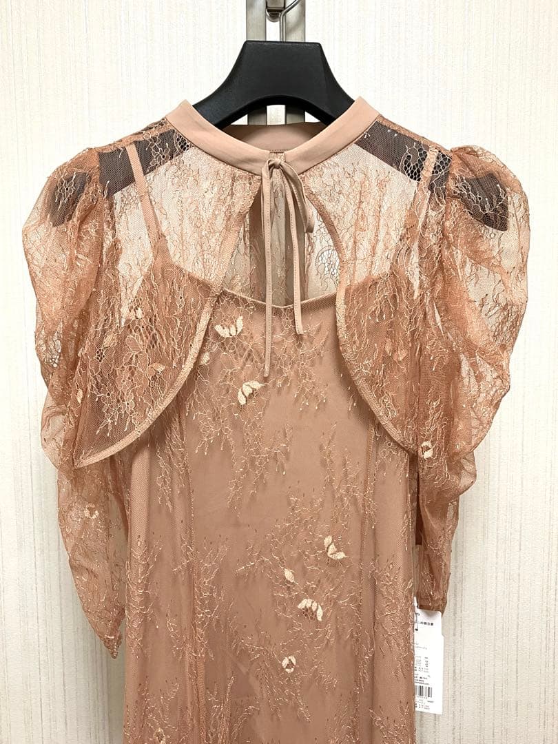 新品　Dorry Doll ボレロキャミワンピースレイヤード総レースドレス