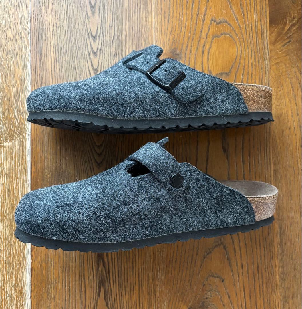 ビルケンシュトック　ボストン　フェルト　グレー　38