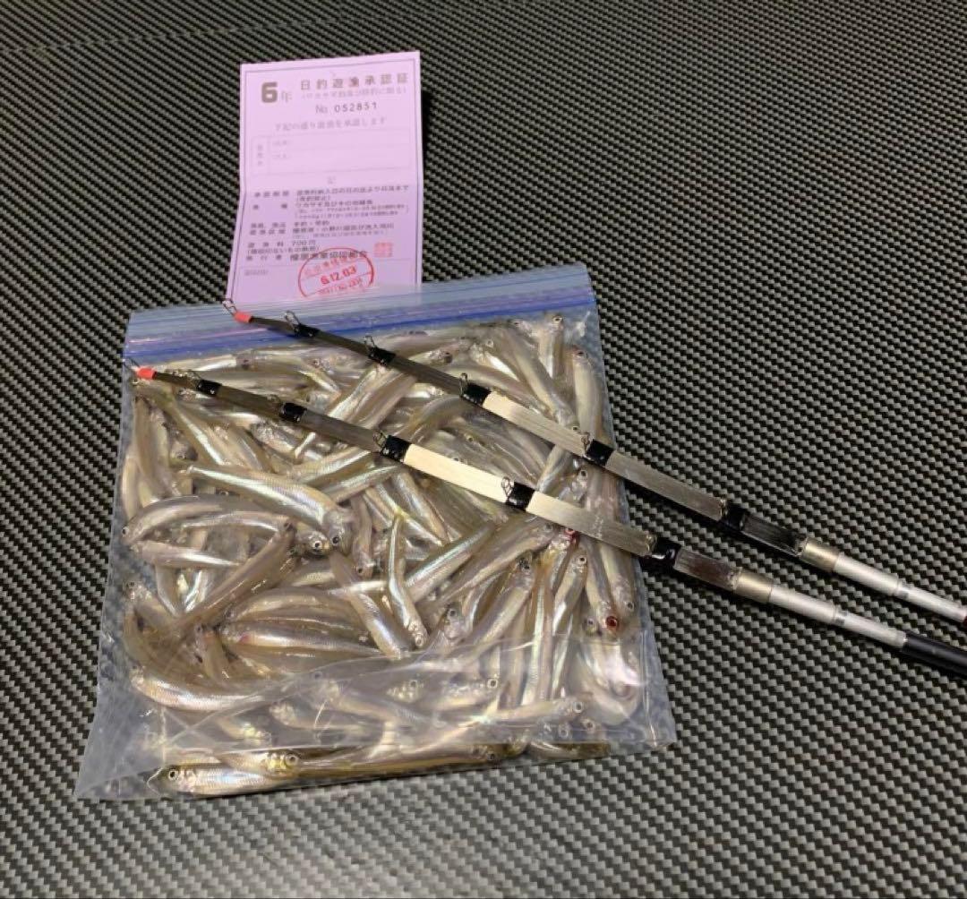 オススメ　ワカサギ釣り　ステンレス穂先　２本 ２００ミリ