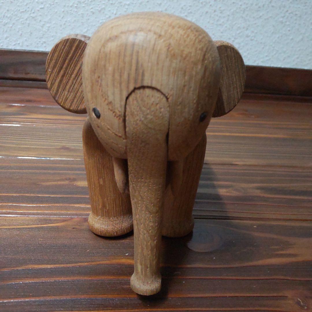 【希少】Kai Bojesen　エレファント　置物 デンマーク　W16.5