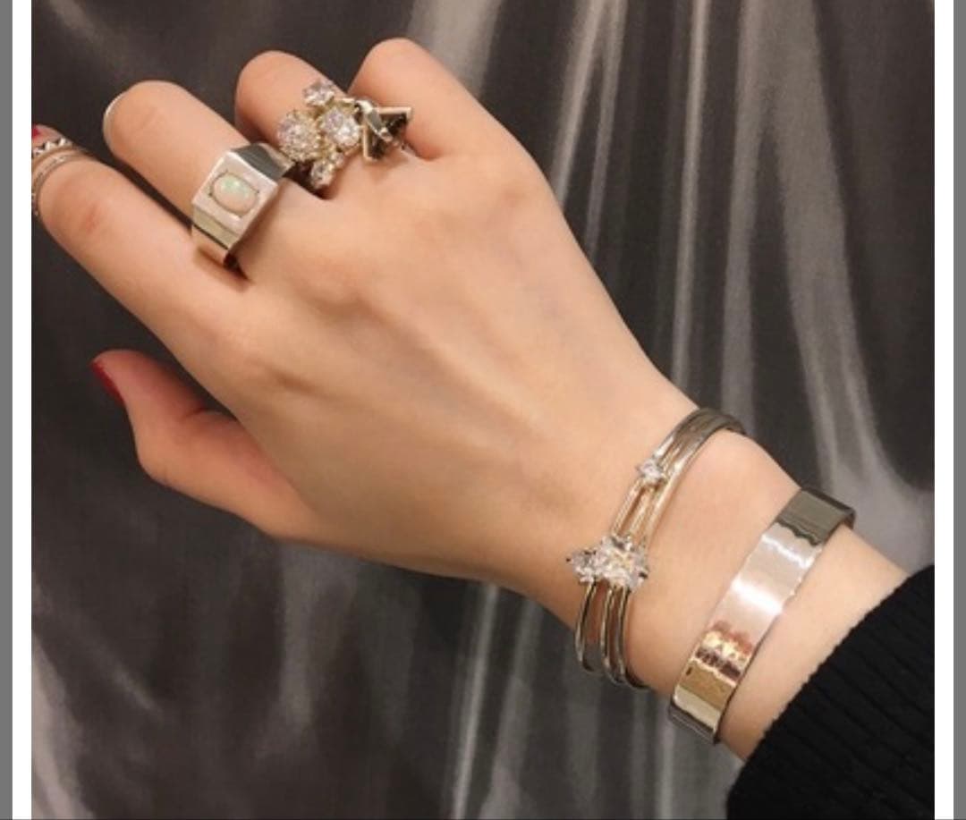 イーエム e.m.★シルバー　ブレスレット　バングル