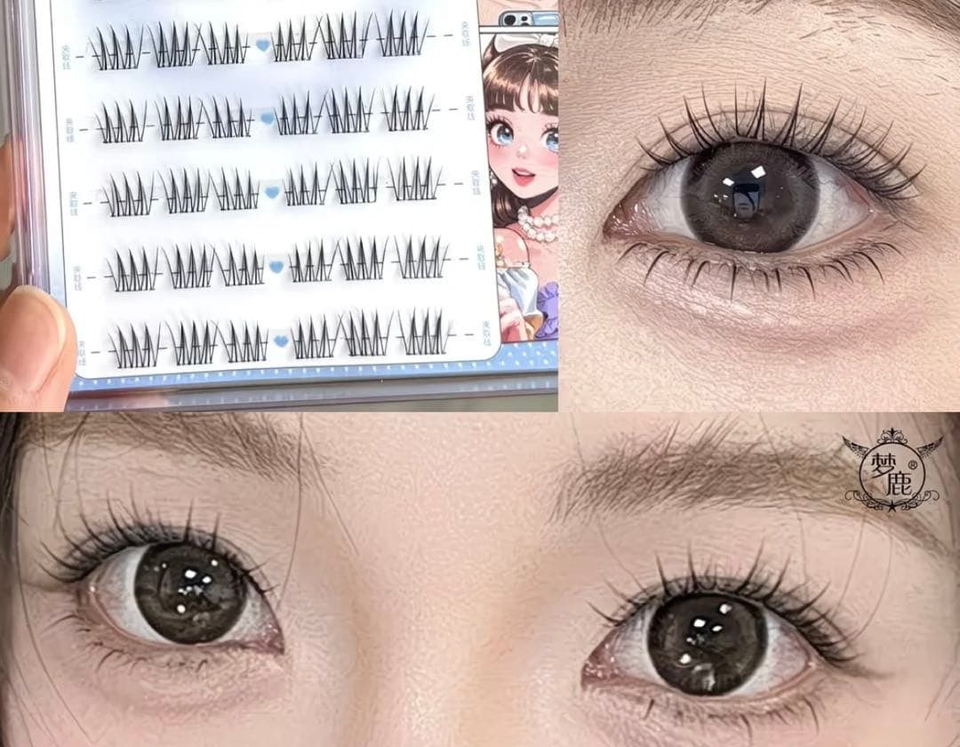 韓国人気つけまつげのり不要 初心者簡単装着立体ナチュラル魅力UP まつげ美人