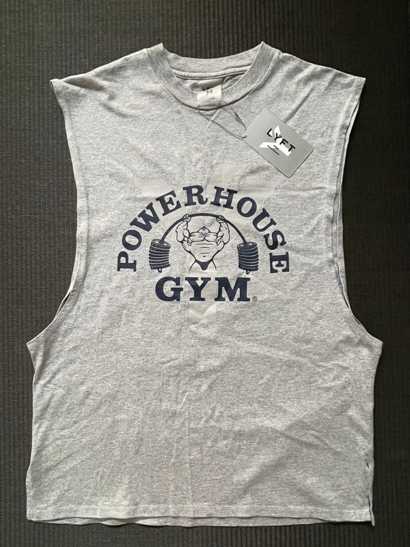 【値下げ】LYFT×Power house Gymタンクトップ　M グレー