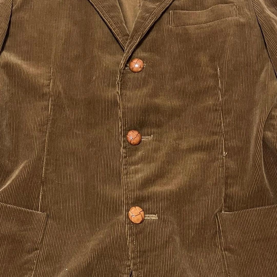 美品 トゥモローランド×ブリスベンモス コーデュロイ 胡桃ボタン 大きいサイズ