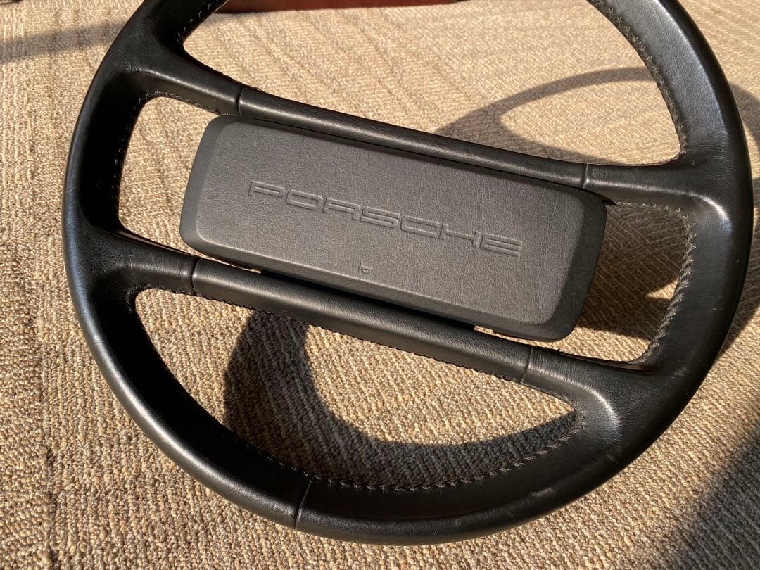(超美品)PORSCHE911 964カレラ2 純正ステアリング1990年式