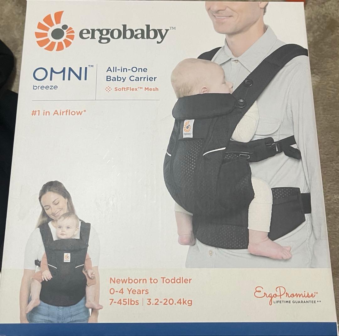 エルゴベビー OMNI Breeze ブラック 【箱・説明書・ポーチ付】