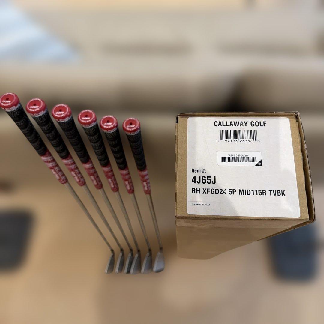 特注2024キャロウェイ X FORGED 5〜P6本 MID115 フォージド