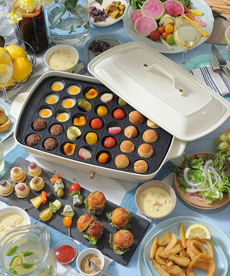 【新品】BRUNO ブルーノ　ホットプレートグランデサイズ ホワイト