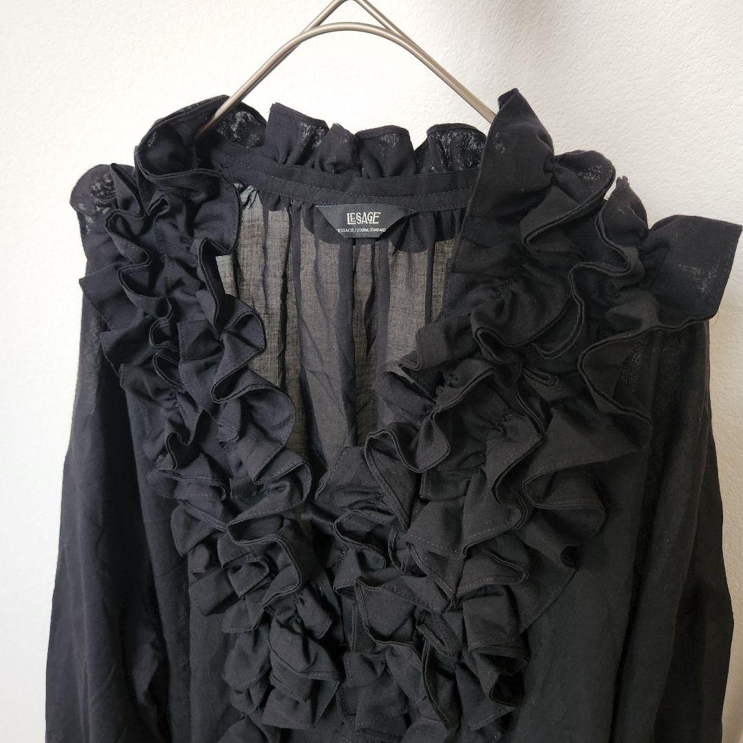 新品✨ジャーナルスタンダードレサージュ 24SS シアー フリル ブラウス