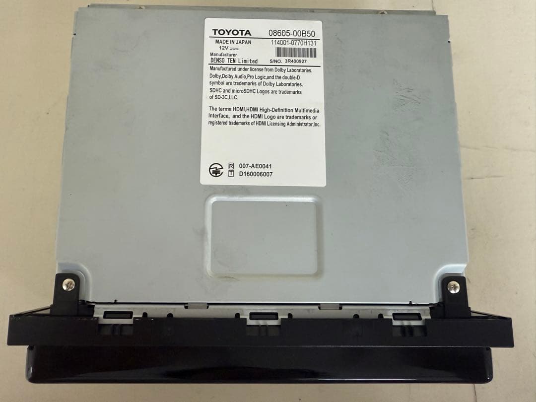 トヨタ純正ナビ　NSZT-W68T