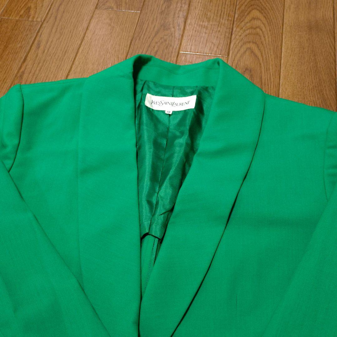 イブサンローラン　グリーン　セットアップ