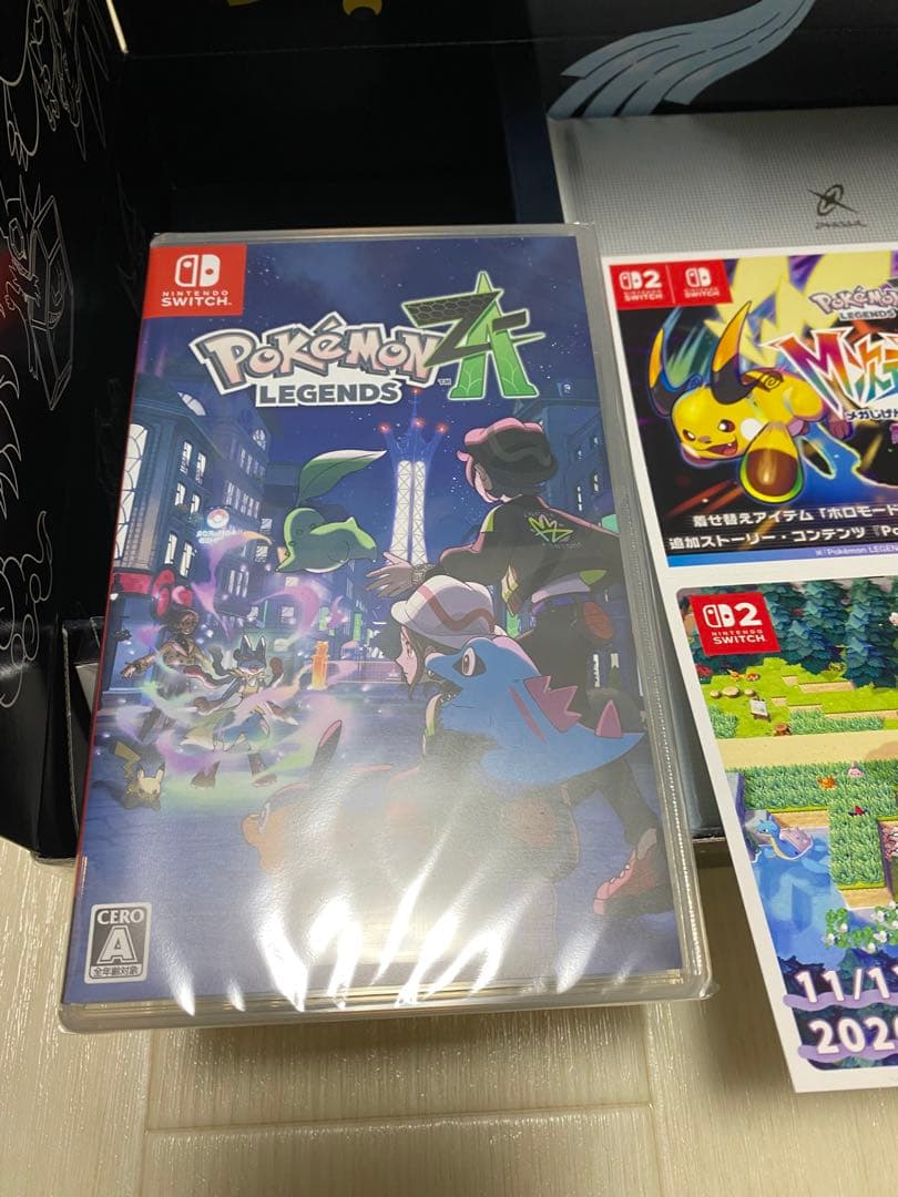 ポケモンZA switchソフト　ポケセン　特典　アートブック