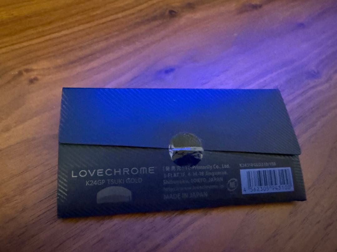 LOVE CHROME K24GP TSUKI GOLD 新品未開封