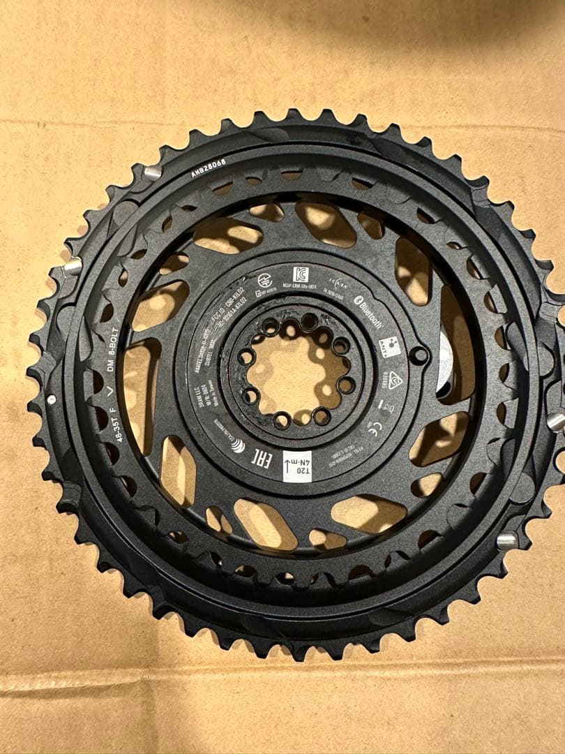 SRAM RED AXS D1 48/35T パワーメーター チェーンリング