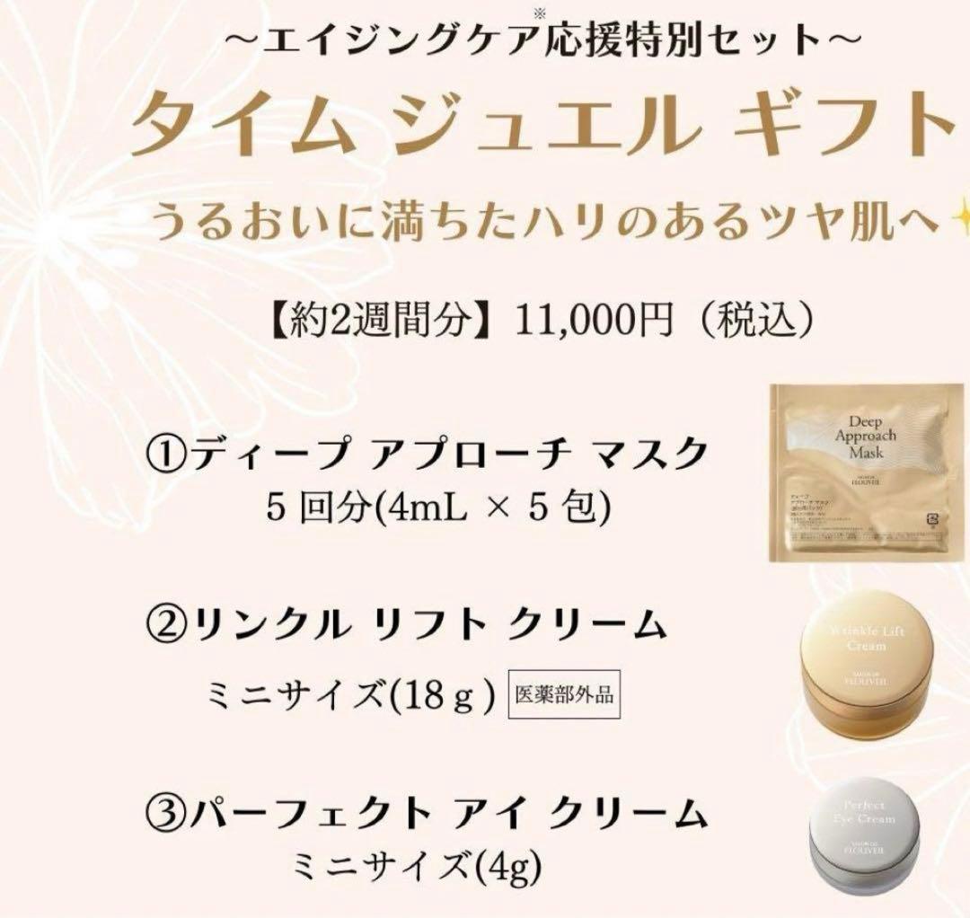 タイムジュエルギフト　リンクルリフト　アイクリーム　フルベール化粧品