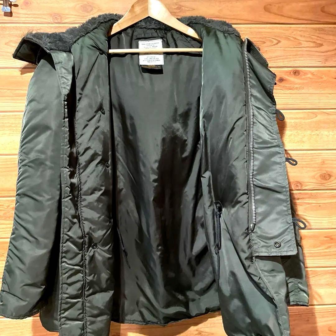 ALPHA N-3B(N) 米国製 M IDEALジップ ファー付