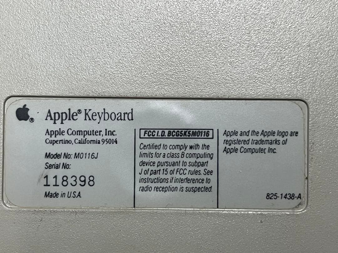 Apple キーボードとマウスセット　ジャンク品