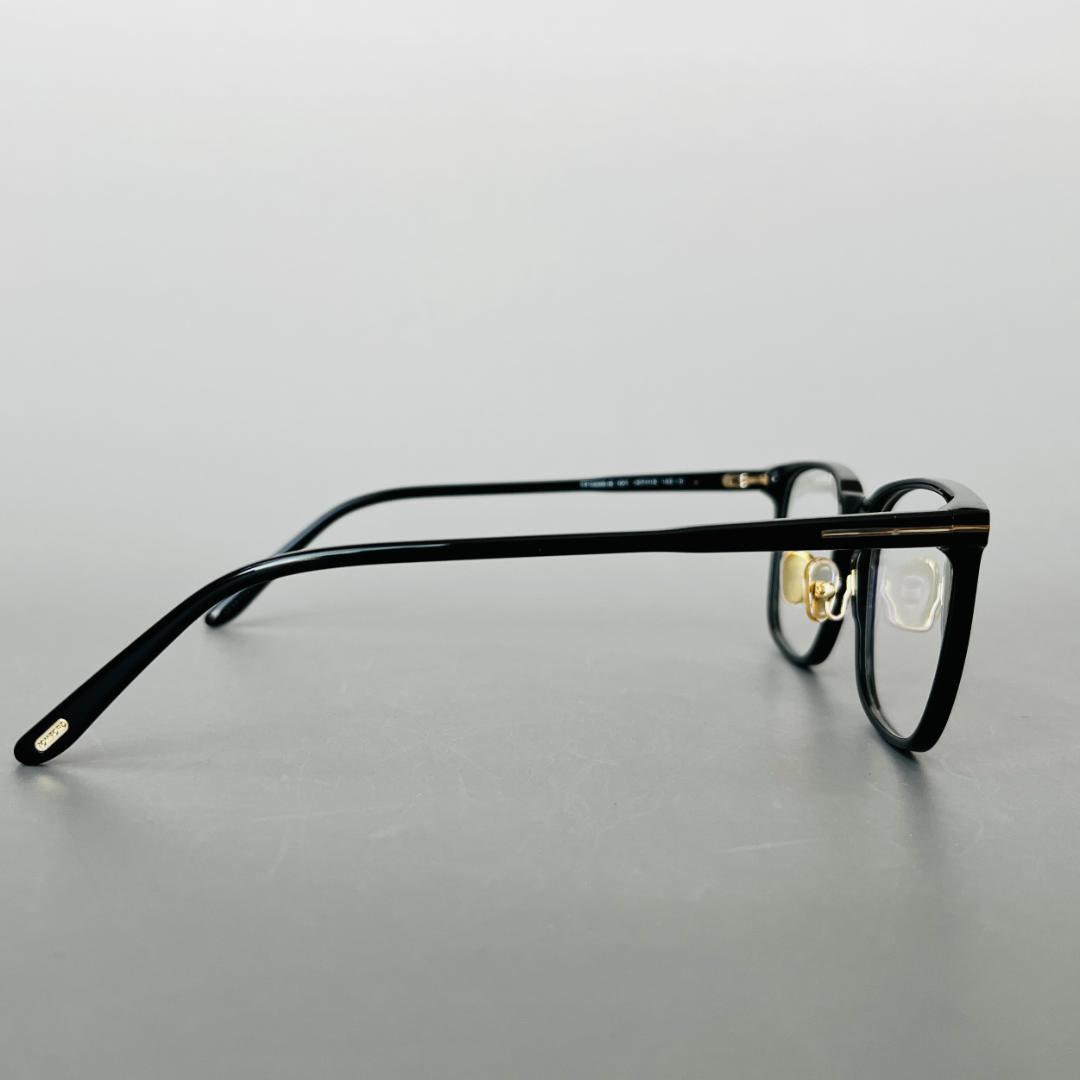 トムフォード メガネ ウェリントン ブラック ゴールド 黒 かっこいい 大きめ