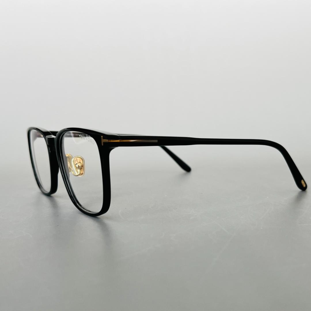 トムフォード メガネ ウェリントン ブラック ゴールド 黒 かっこいい 大きめ