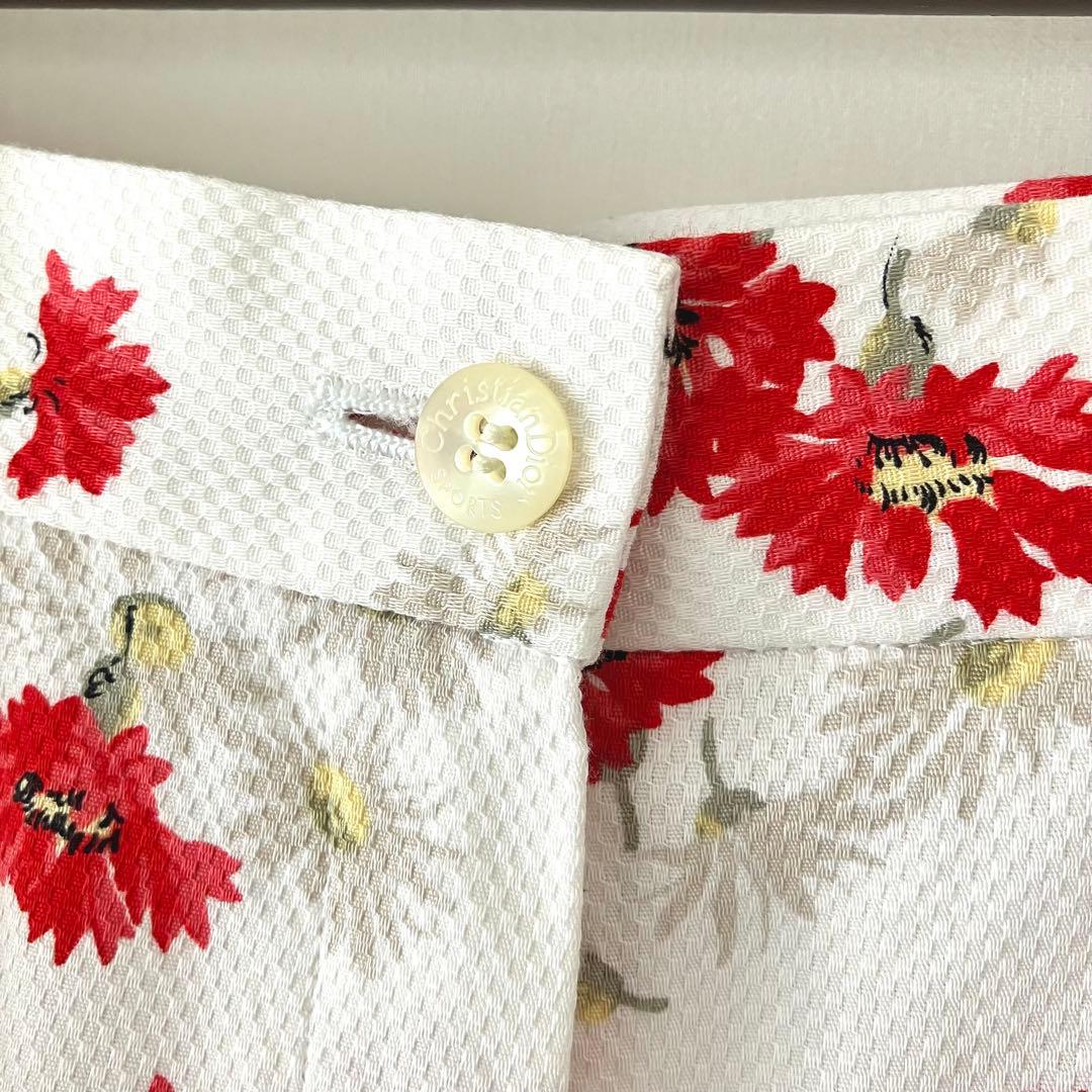 良品 Christian Dior ショートパンツ 花柄 80s vintage