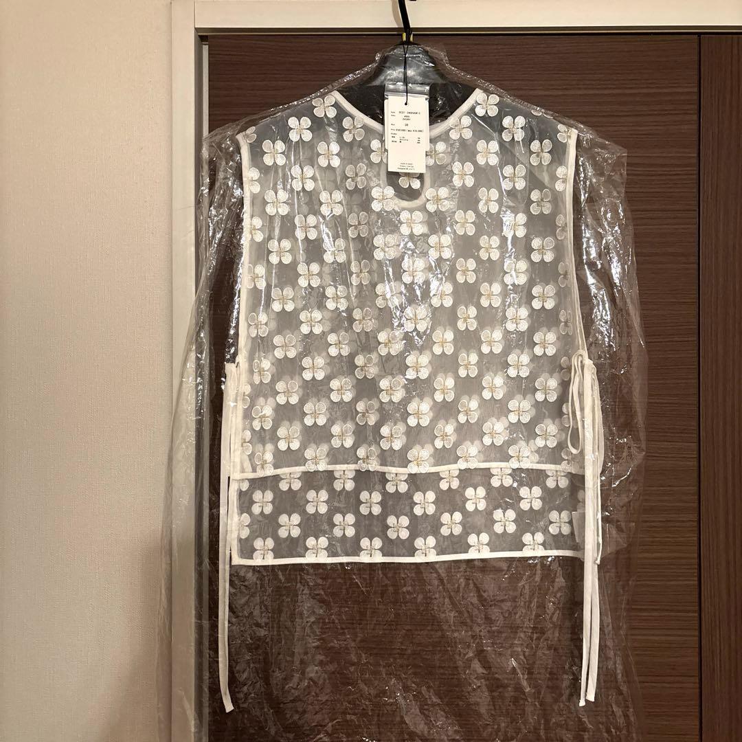 【美品】yori ヨリshirocon シロコンcloverジレ 36