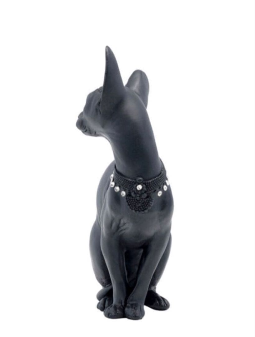 KARE シッティングキャット　オードリー　デコフィギュア　廃盤品　黒猫　置物