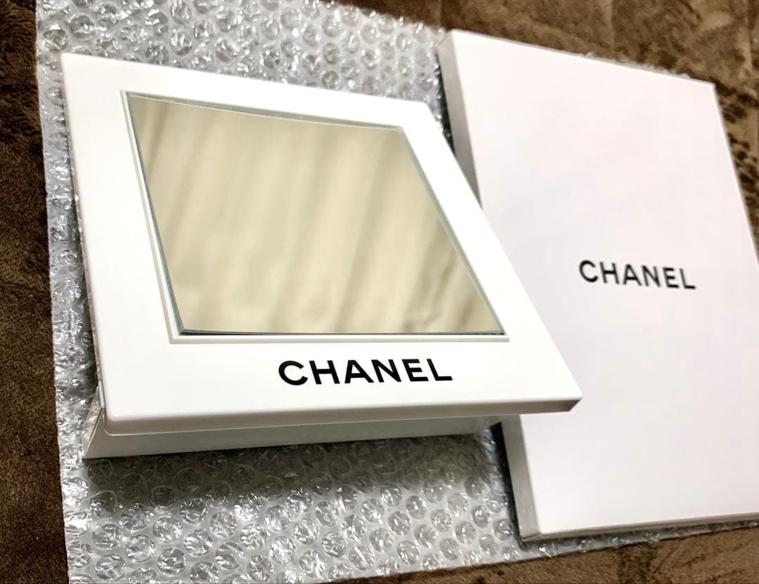 【未使用品】シャネル CHANEL ノベルティ 回転式スタンドミラー