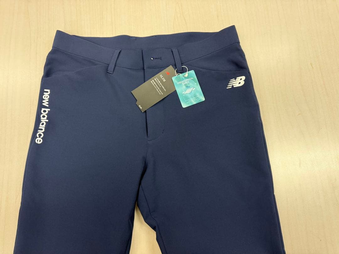 New Balance 新品ゴルフスリム裏起毛ストレッチパンツ ネイビー