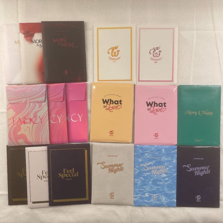 twice初回特典トレカセット